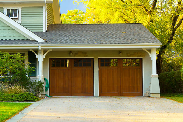 wood garage doors