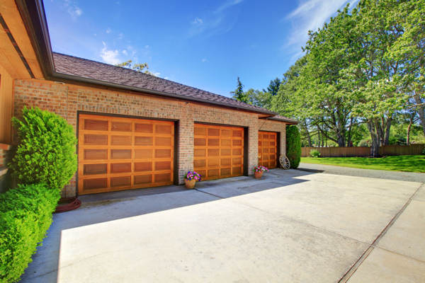 wood garage doors