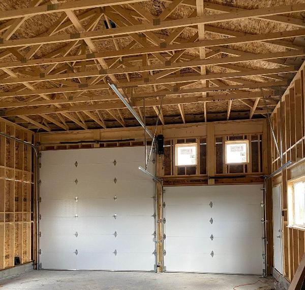 Two Residential Garage Doors